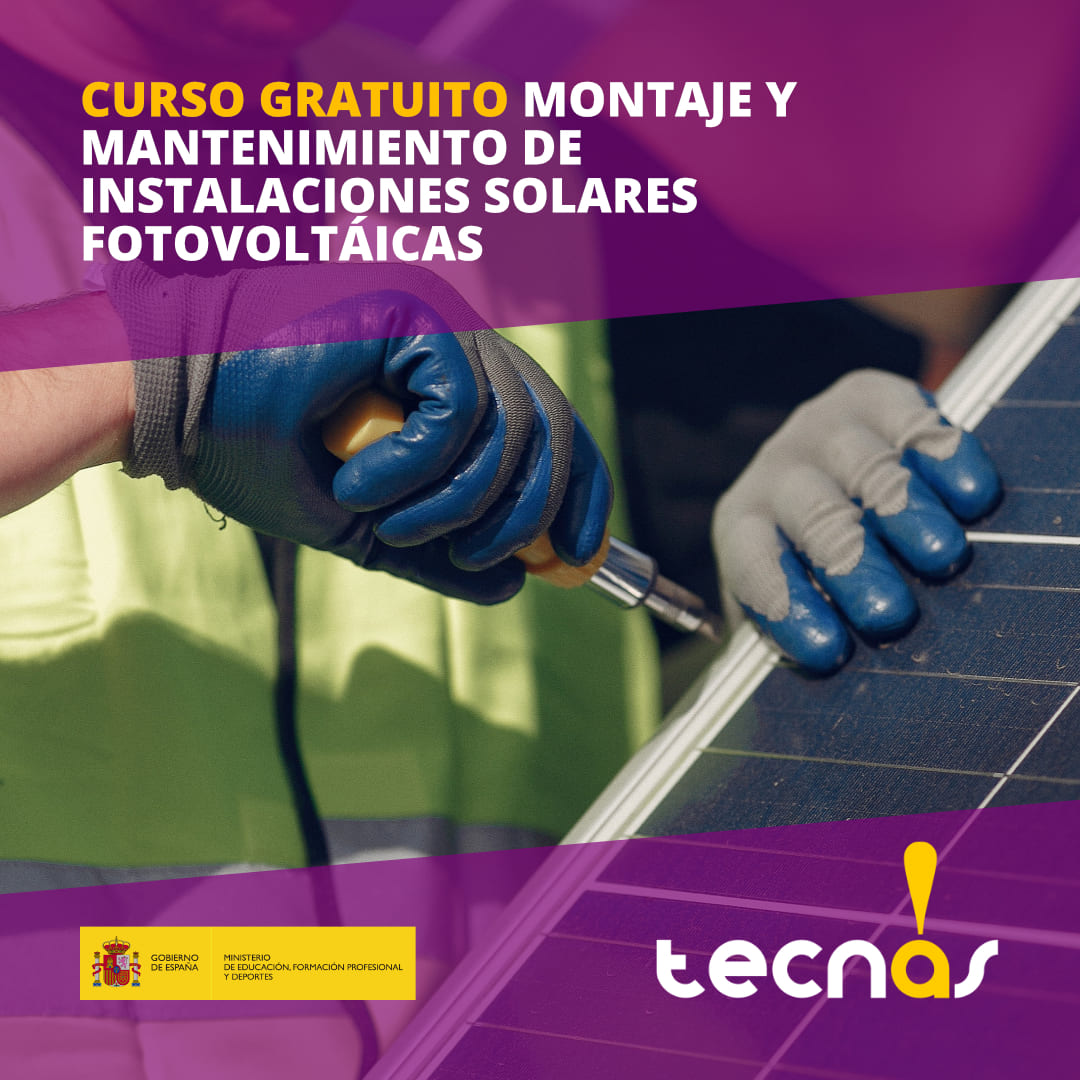 11 CURSO GRATUITO MONTAJE Y MANTENIMIENTO DE INSTALACIONES SOLARES FOTOVOLTAICAS
