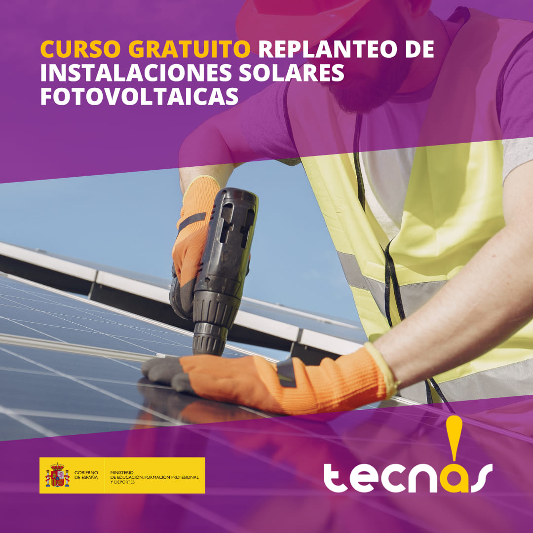 8 CURSO GRATUITO REPLANTEO DE INSTALACIONES SOLARES FOTOVOLTAICAS
